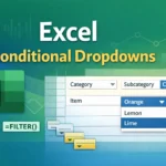 conditional dropdowns in excel