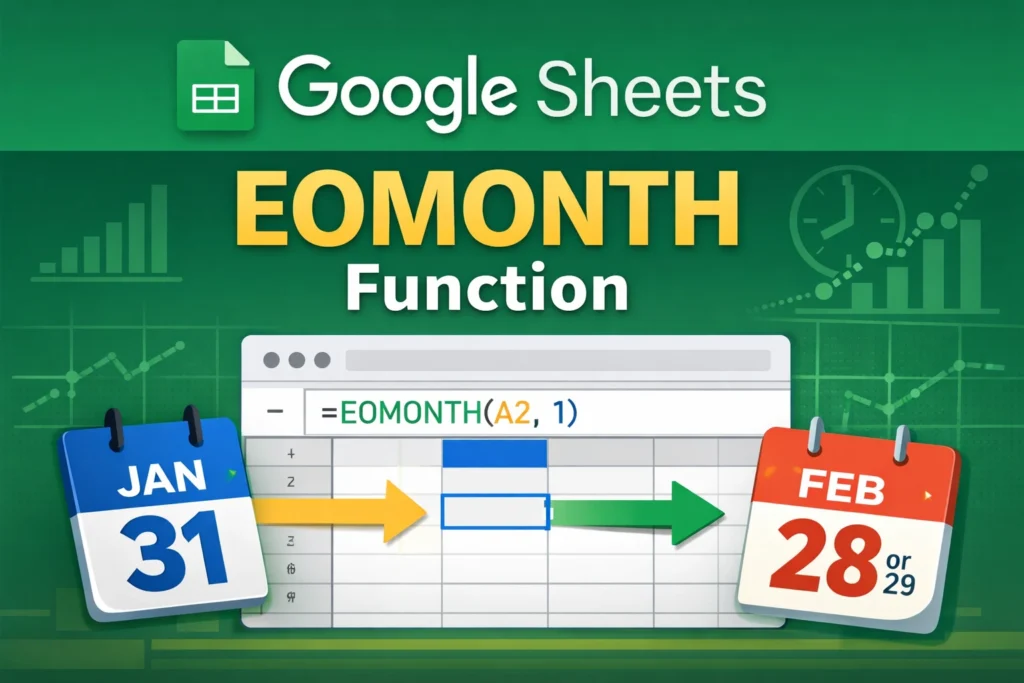 emonth function in google sheets