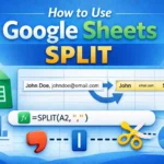 split function in google sheets