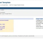 home remodel budget template