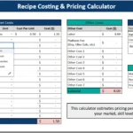 recipe costing calculator