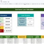 second home loan calculator