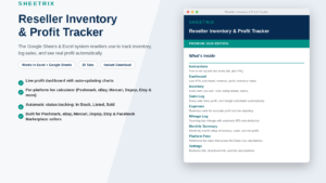 Reseller Inventory Spreadsheet